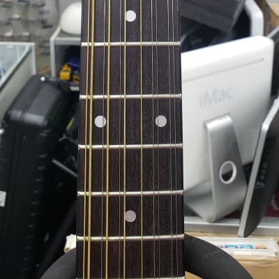 Washburn  D29S  12 String Acoustic Guitar Natural w/Hardshell case image 6