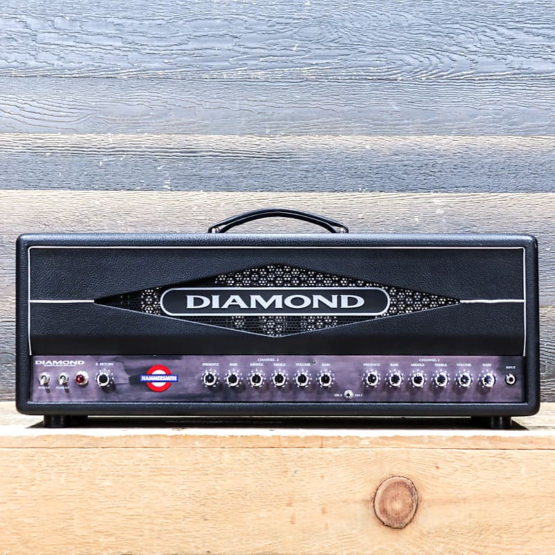 Diamond Amplification Hammersmith Head 100-Watt Guitar Amplifier Head w/Footswitch image 1