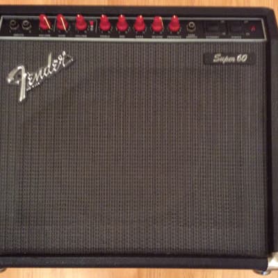 1990 Fender Super 60 Combo Black image 1