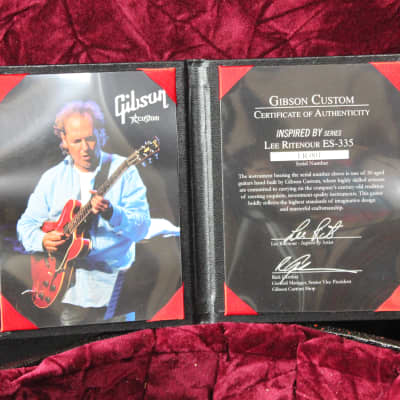 VIDEO Gibson Custom Shop Lee Ritenour ES-335 signed&aged #LR001 image 8