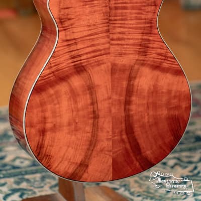 Breedlove Tom Bedell's Blues Orange Vintage Edition All Myrtlewood Concertina Cutaway Acoustic Guitar w/ LR Baggs M1 Pickup #9079 image 11