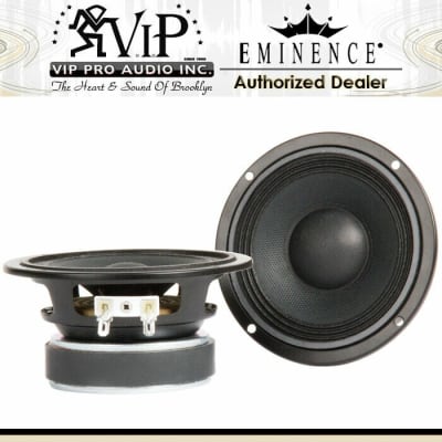 Eminence ALPHA 4-8 4" Full Range, Midbass, Midrange 8-Ohm Pro Audio Speaker Pair image 3