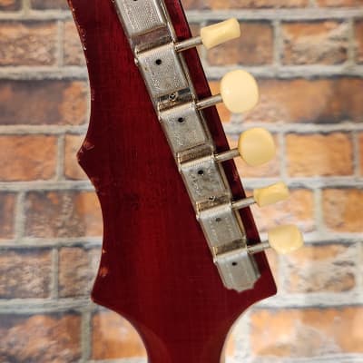 Vintage 1967 Epiphone Olympic Double Cherry w/ OHSC & Original Parts image 5