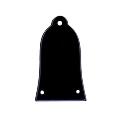 Plastic Bell style Guitar Truss Rod Cover, 3-screw,Black