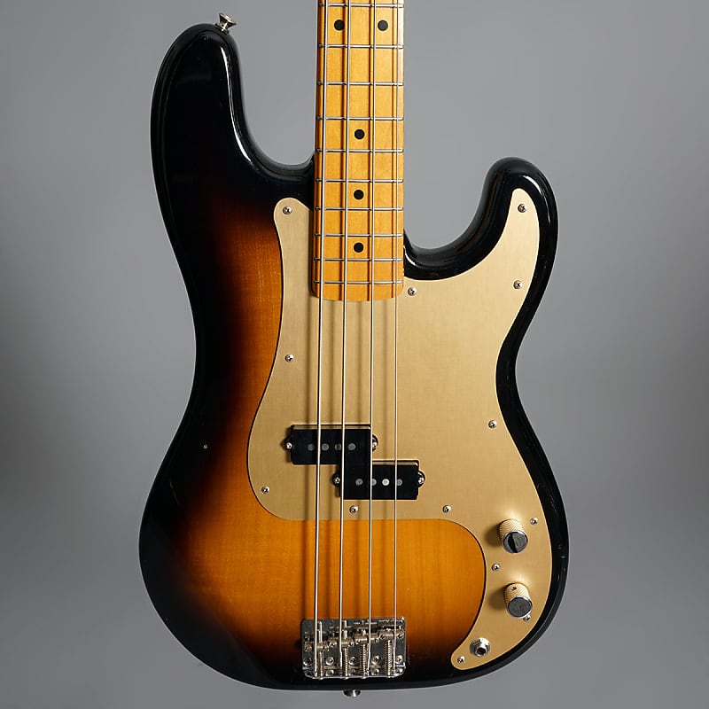 Squier JV Precision Bass 1982 - Three Tone Sunburst | Reverb