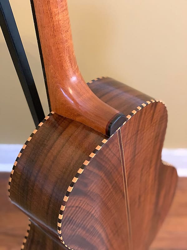Insanely Gorgeous Hand-Made Small Jumbo Acoustic (Spruce/Claro Walnut) image 1