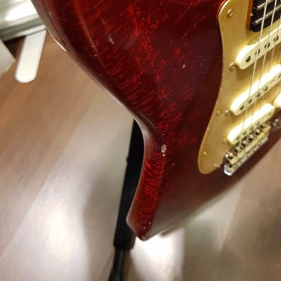 Fender Custom Shop Limited Edition Stratocaster Roasted "Big Head" Relic Aged Candy Apple Red image 12