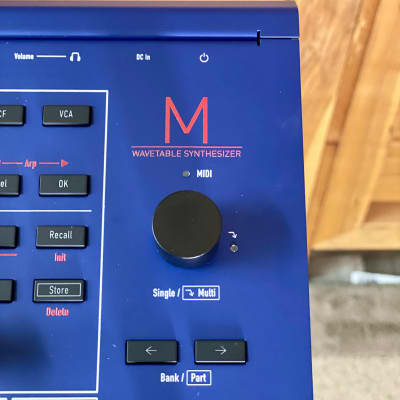 Waldorf M 8-Voice Wavetable Desktop Synthesizer  - Blue image 6