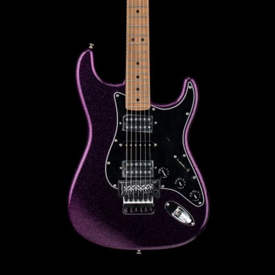 Fender Custom Shop Empire 67 Super Stratocaster HSH Floyd Rose NOS - Magenta Sparkle #16460 image 3