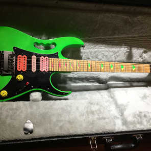 ibanez jem lng lochness green jem 777 1987 green image 1