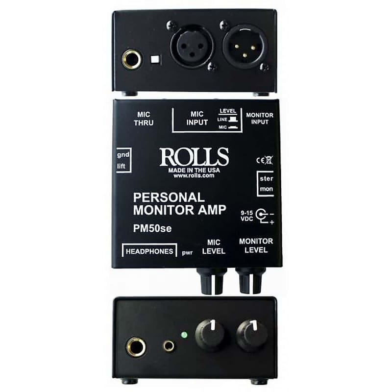 Rolls PM50se Stereo/Mono Line-Level Monitor Amplifier image 1