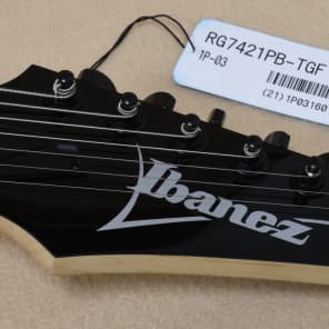 Ibanez RG7421PB 7-String Electric Guitar in Transparent Grey Flat