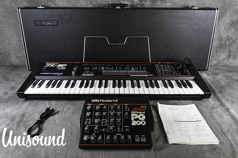 Roland JX-3P Analog Polyphonic Synthesizer w/ PG200 in Very Good