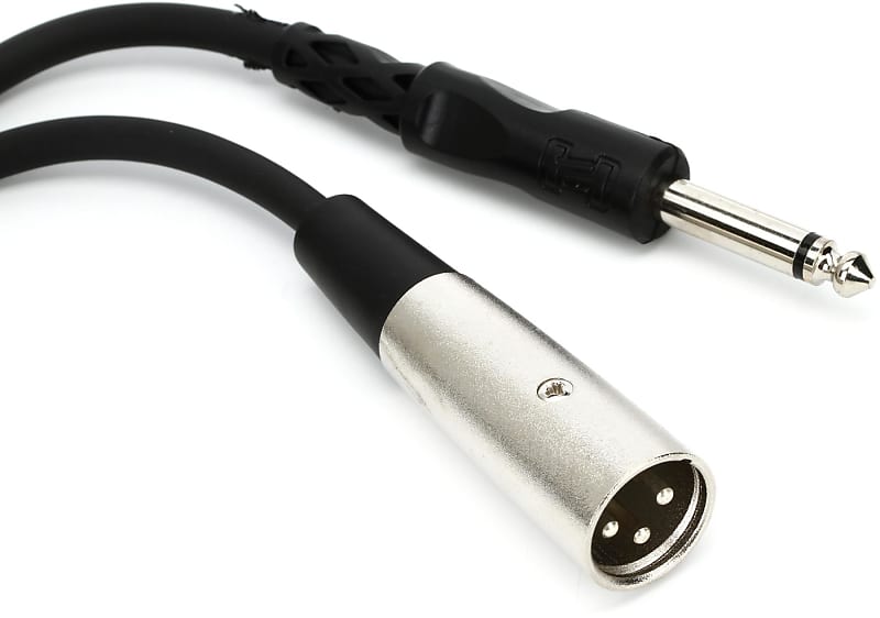 Hosa PXM-103 Unbalanced Interconnect Cable - 1/4-inch TS Male to XLR Male - 3 foot image 1