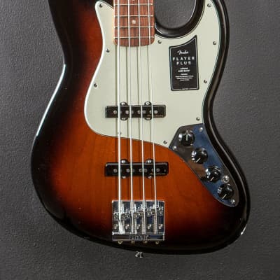 Fender Player Plus Jazz Bass - 3 Color Sunburst w/Pau Ferro image 2