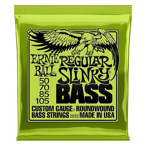 Ernie Ball Slinky Roundwound Bass Guitar Strings - Regular Slinky image 1