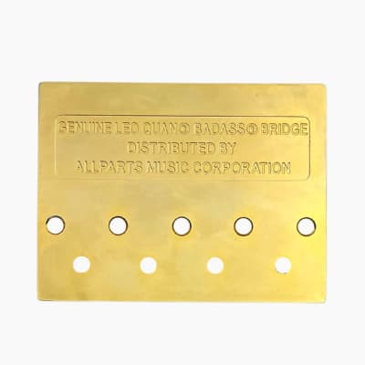 Leo Quan Badass II 4-String Bass Bridge-Gold image 4