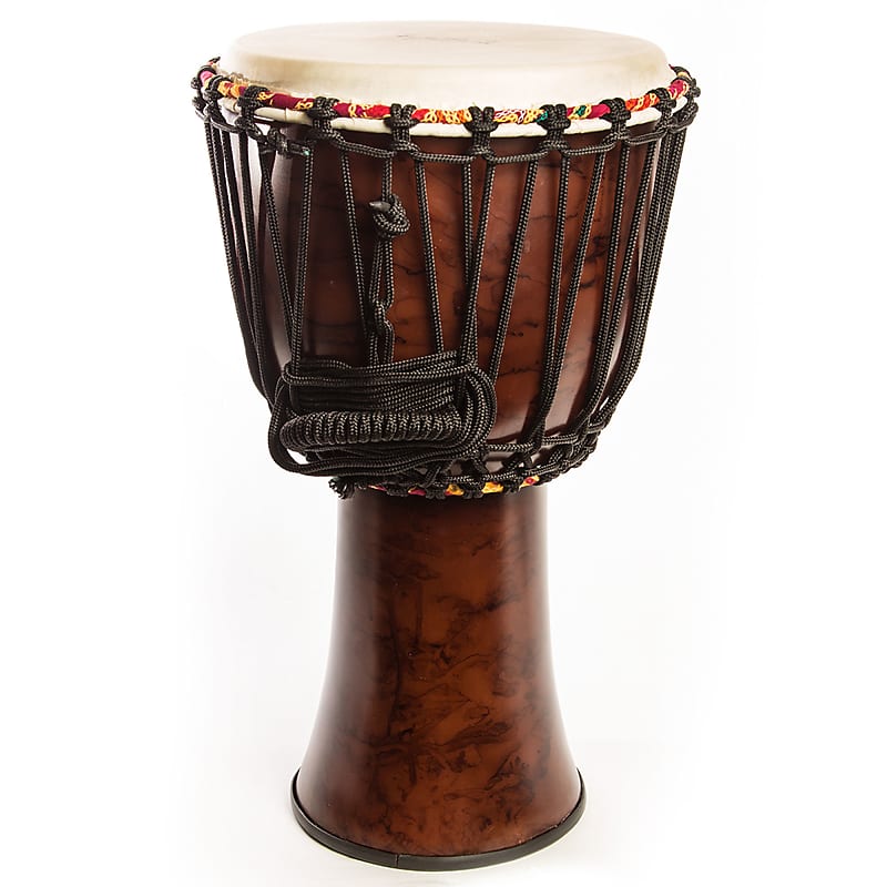 Tycoon TFAJ-12 DB (Brown) Fiberglass 12″ inch African Djembe | Reverb