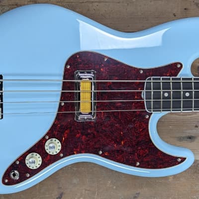Fender LTD Gold Foil Jazz Bass 2022 - Sonic Blue for sale