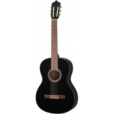 ARTESANO Estudiante XC-4/4 BK Konzert-Gitarre, schwarz hochglanz for sale