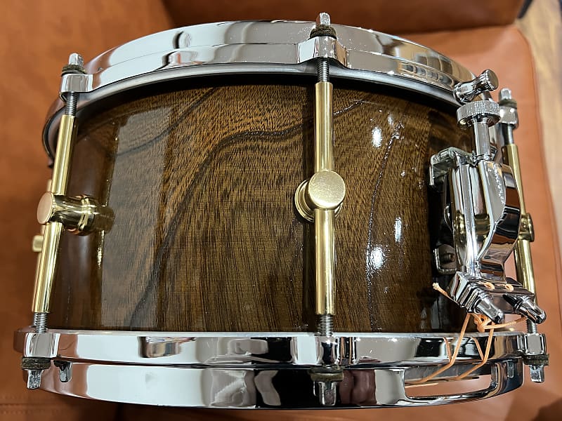 Canopus Zelkova 13 x 6.5 Snare Drum - Excellent - Rare Early Version