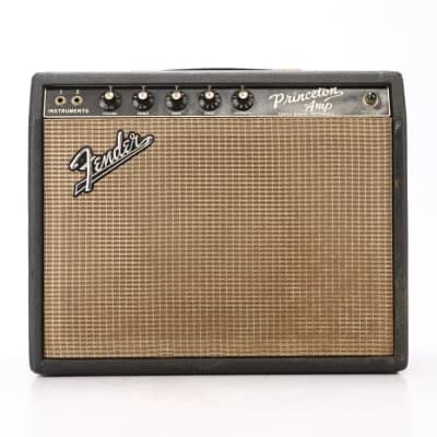 1966 Fender Princeton-Amp AA964 Tube Guitar Combo Amplifier w/ Footswitch  #50085 for sale