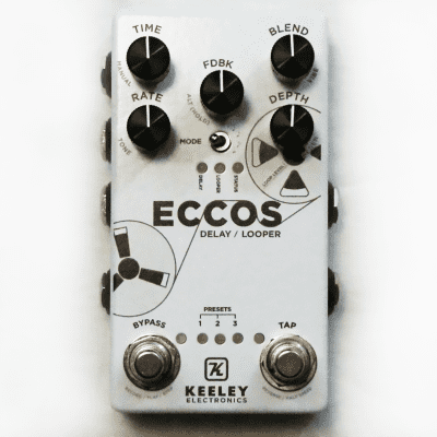 Used Keeley Eccos Tape Delay Looper Guitar Effects Pedal image 1