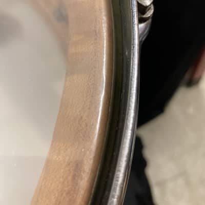 Rikki Rocket's Poison, Slingerland 5x14" Radio King Snare Drum 1951 - Marine Pearl image 23