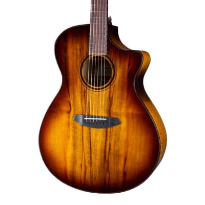 Breedlove Pursuit Exotic S Concerto CE Tiger's Eye All Myrtlewood Acoustic Electric Guitar image 7