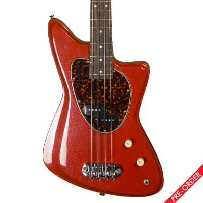 Diego Vila Guitars -Austral bass "Brando"- 2021 Holographic Red for sale