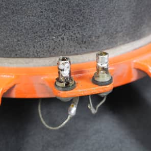 Vintage Pair Fender JBL D120F Orange Frame 12" Guitar Speakers 8 Ohms image 7