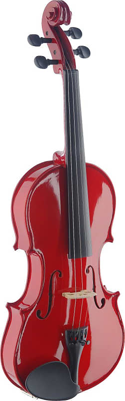 Stagg Classic 4/4 Violin with Soft Case - Red - VN4/4-TR image 1