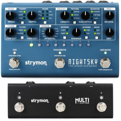 Strymon NightSky Time-Warped Reverberator | Reverb