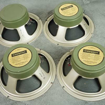 1970 Celestion G 12 H T1534 30W 16OHM Speakers x 4 for sale