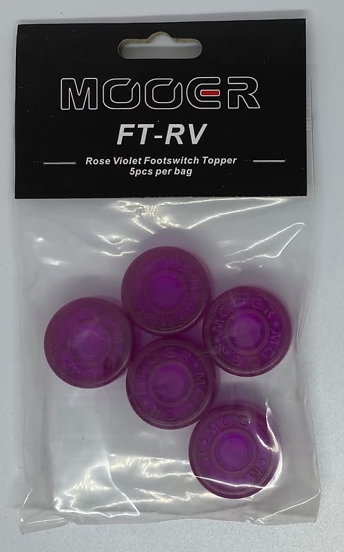 NEW MOOER CANDY FOOTSWITCH TOPPER - ROSE VIOLET image 1