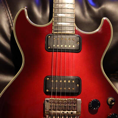 1984 - Fender Flame Ultra with Kahler Tremolo (Candy Red Burst) image 3