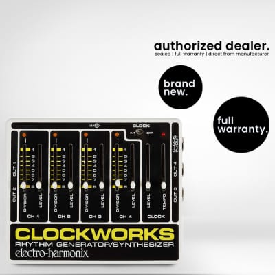 Electro-Harmonix Clockworks Rhythm Generator Master Clock Controller Pedal image 1