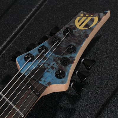 OVERLOAD CUSTOM GUITARS / Raijin7 MultiScale Turquoise [SN