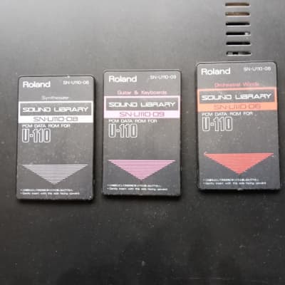 Roland U-110 PCM Sound Module 1988 - 1990 - Black