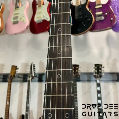Schecter USA Custom Shop Nick Johnston Traditional Electric Guitar w/ Case-Lake Placid Blue over 3-Tone Sunburst (Heavy Relic) image 12