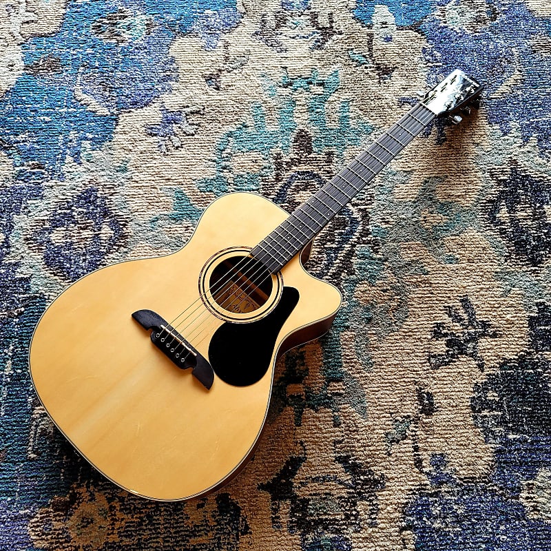 Used] Alvarez Rf26ce Om Folk Acoustic-electric Guitar, 47% Off