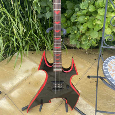 B.C. Rich Avenge Son of Beast 2010s - Black Red Bevelled Pointy Metal Thrash for sale
