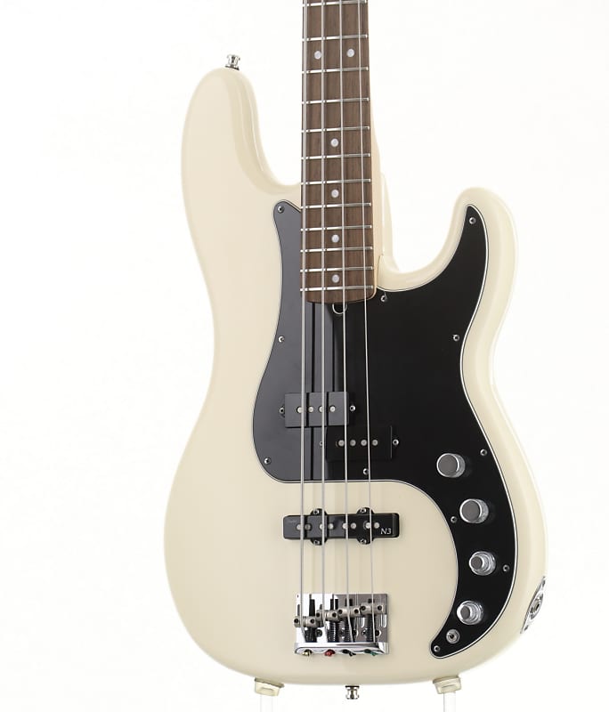 Fender American Deluxe Precision Bass N3 Olympic White Rosewood Fingerboard  [SN US1131206] [11/27]