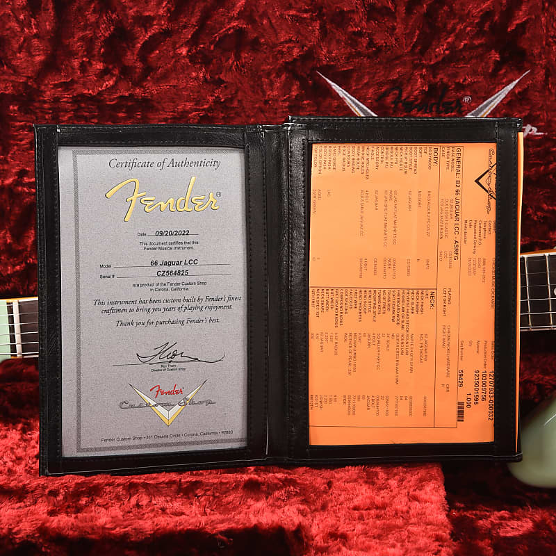 Fender Custom Shop 1962 Jaguar Deluxe Closet Classic