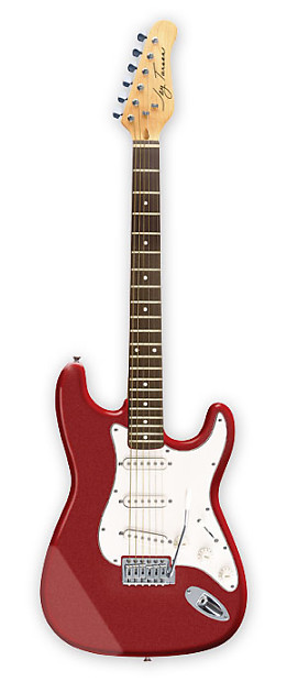 Jay Turser JT-300-MRD  300 Series Double Cutaway 6-String Electric Guitar - Metallic Red image 1