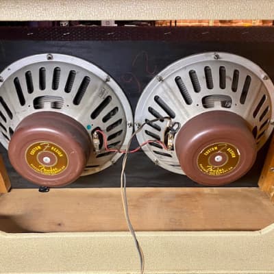 Fender Vintage 1962 Twin-Amp  6G8 80 watt 2 x 12"  Original Oxford 12" Speakers (re-coned) image 18