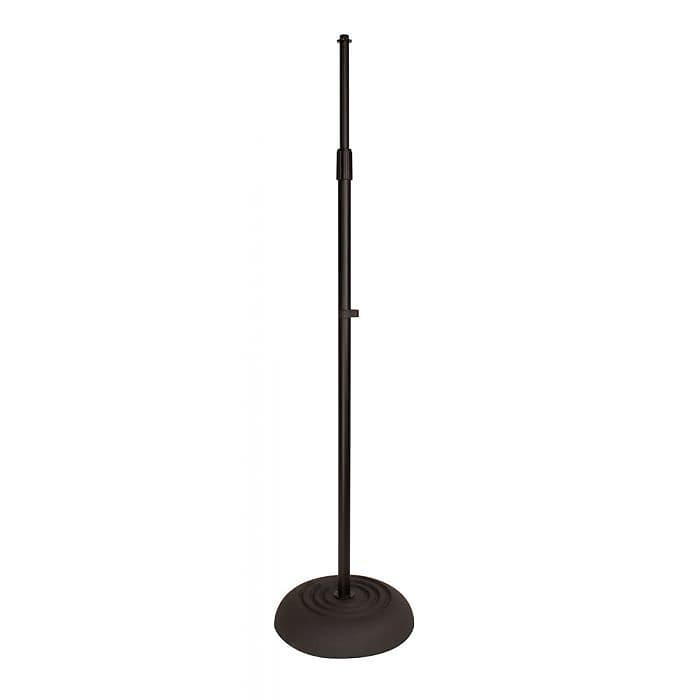 Ultimate Support JS-MCRB100 Round Base Microphone Stand with Adjustable Height image 1