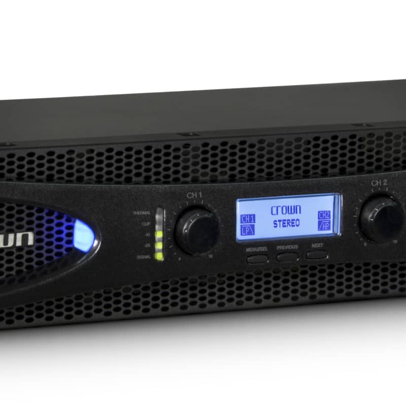 Crown Audio XLS 1002 Stereo Power Amplifier with Furman SS6B 6