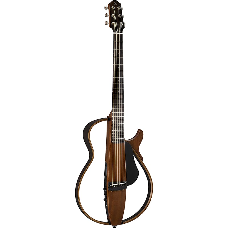 Yamaha SLG200S Steel String Silent Practice Acoustic-Electric Guitar Natural image 1