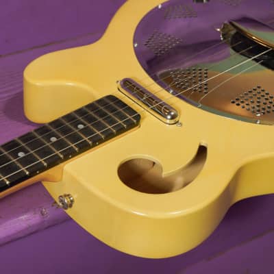 2013 Earnest Instruments (Joel Eckhaus) Radiator Resonator Plectrum Acoustic/Electric Guitar VIDEO! image 8
